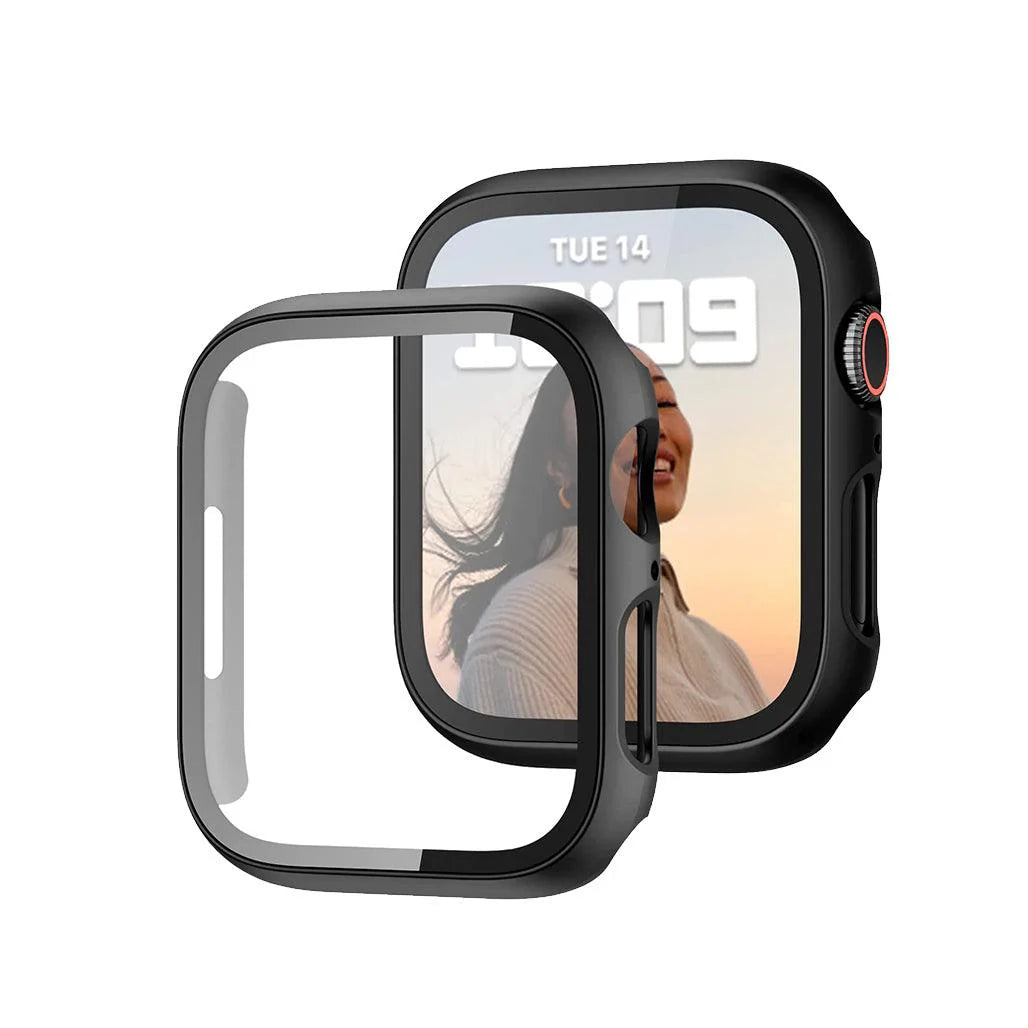 Apple Watch Tempered Glass Case 360 Full Cover 41mm/45mm Apple Watch Tempered Glass Case 360 Full Cover 41mm/45mm